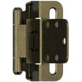 thumbnail image 1 of 3/8in (10 mm) Inset Self-Closing, Partial Wrap Burnished Brass Hinge - 2 Pack, 1 of 6