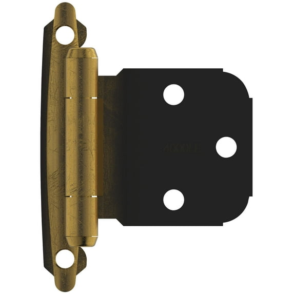 Amerock Bp7629 Functional Hardware Variable Overlay Surface Mount Cabinet Door Hinge -