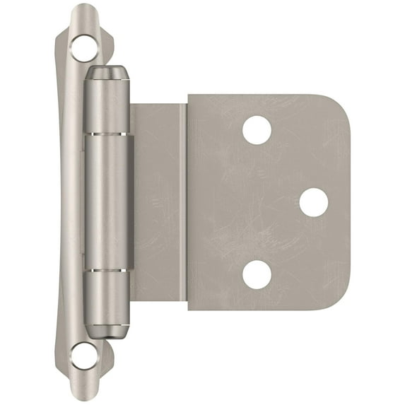 Amerock Bp7928 Functional Hardware 3/8" Inset Surface Mount Cabinet Door Hinge - Nickel