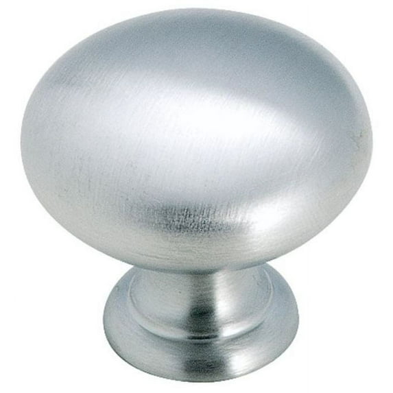 Amerock Brass Classics 1-1/4 in (32 mm) Diameter Brushed Chrome Cabinet Knob