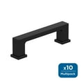 thumbnail image 1 of Amerock Bridgeport 3 inch (76mm) Center-to-Center Matte Black Cabinet Pull - 10 Pack, 1 of 5