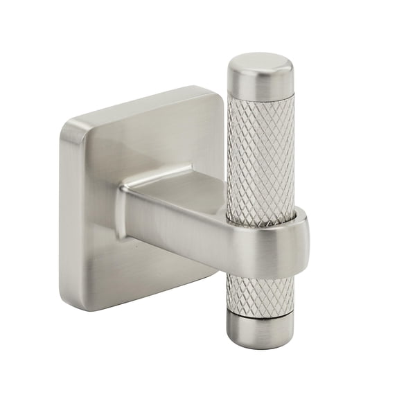 Amerock Bronx Contemporary Single Prong Brushed Nickel Wall Hook
