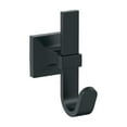 thumbnail image 1 of Amerock Burbank Transitional Single Prong Matte Black Wall Hook, 1 of 9