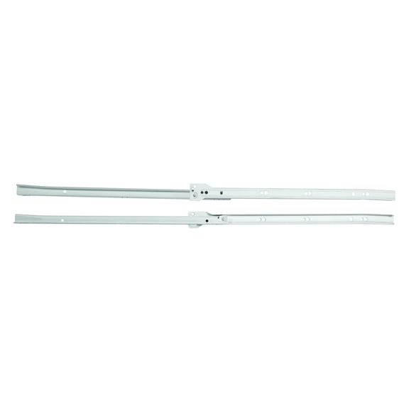 Amerock C17002NB14W-XCP2 White Self-Closing Drawer Slide 14" Length - pack of 2