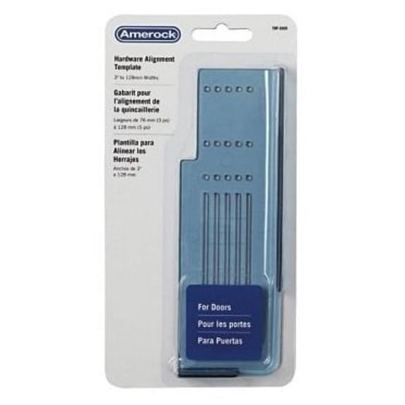 Amerock Door Hardware Installation Template