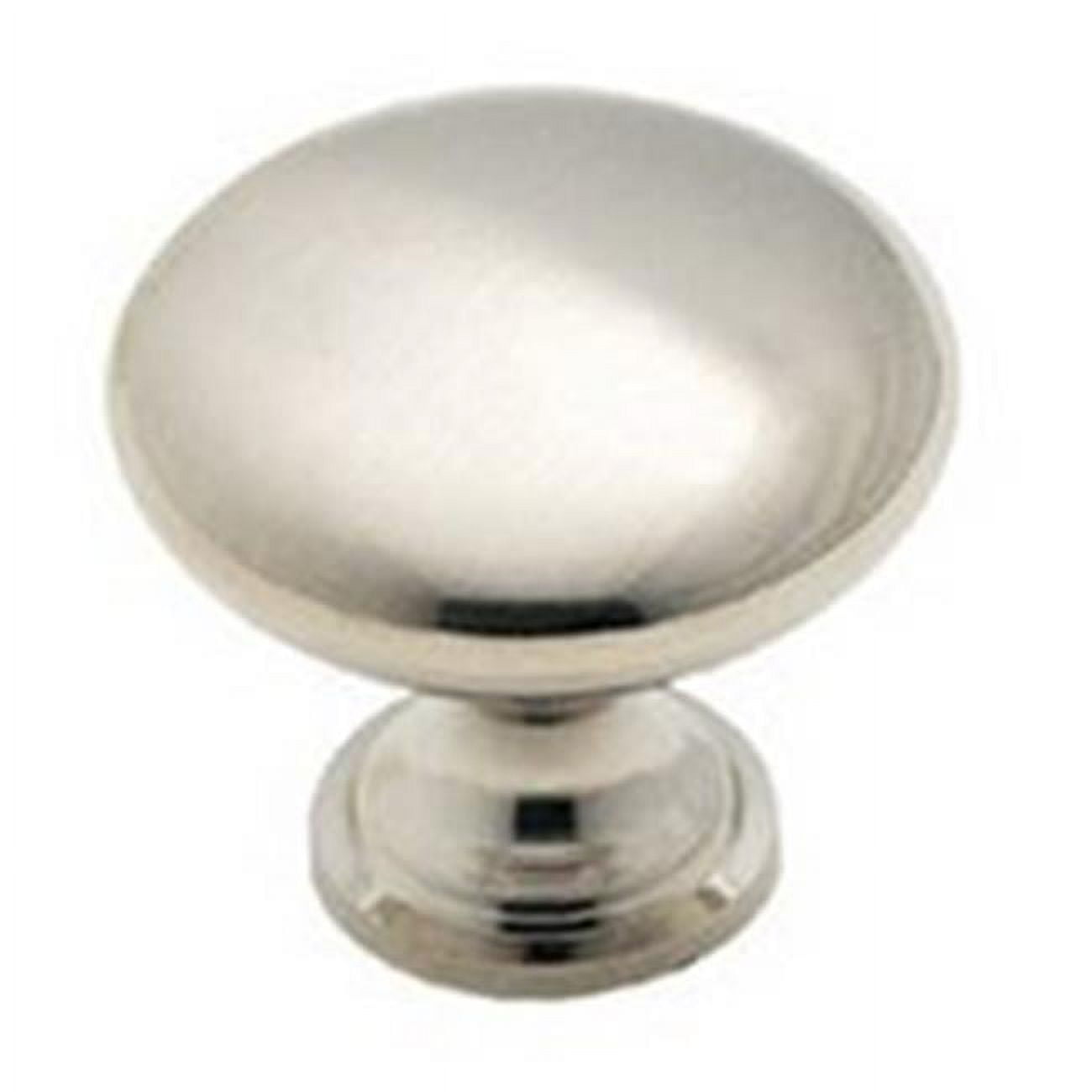 Amerock Cabinet Knob 1-3/16" Dia. Allison Chrome