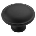 thumbnail image 1 of Amerock Allison Value Hardware Collection 1-1/4" Knob - Flat Black, 1 of 7