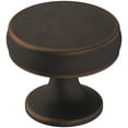 thumbnail image 1 of Renown 1-1/4 in (32 mm) Diameter Oil Rubbed Bronze Cabinet Knob, 1 of 7
