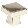 thumbnail image 1 of Amerock Blackrock 1-1/2 in (38 mm) Length Polished Nickel Cabinet Knob, 1 of 7