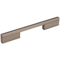 thumbnail image 1 of Amerock Separa 6-5/16 in (160 mm) Center-to-Center Black Brushed Nickel Cabinet Pull, 1 of 7