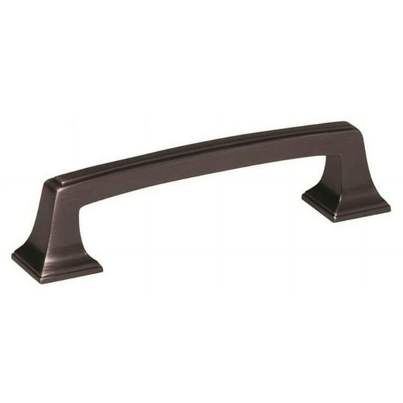 Mulholland 3-3/4 in (96 mm) Center-to-Center Gunmetal Cabinet Pull