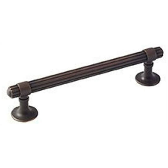 Amerock Sea Grass 5-1/16 in (128 mm) Center-to-Center Oil-Rubbed Bronze Cabinet Pull