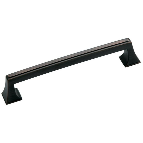 Amerock Mulholland 6-5/16 in (160 mm) Center-to-Center Oil-Rubbed Bronze Cabinet Pull