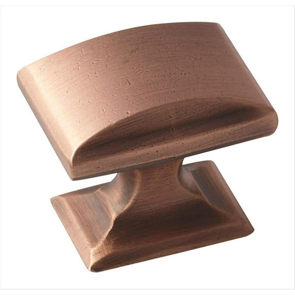 Amerock Candler 1-1/4 in (32 mm) Length Brushed Copper Cabinet Knob
