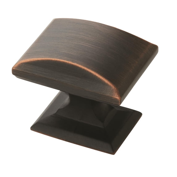Amerock Candler 1-1/4 in (32 mm) Oil-Rubbed Bronze Cabinet Knob - 10 Pack