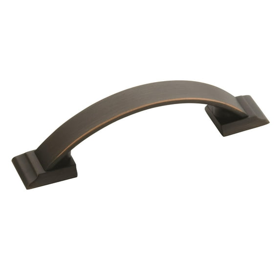 Amerock Candler 3 in (76 mm) Center-to-Center Oil-Rubbed Bronze Cabinet Pull - 5 Pack