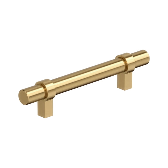 Amerock Central 3-3/4 inch (96mm) Center-to-Center Champagne Bronze Cabinet Pull, 10 Pack