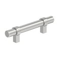 thumbnail image 1 of Amerock Central 3 inch (76mm) Center-to-Center Polished Chrome Cabinet Pull, 25 Pack, 1 of 4