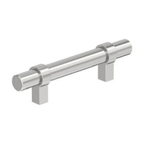 Amerock Central 3 inch (76mm) Center-to-Center Polished Chrome Cabinet Pull, 25 Pack