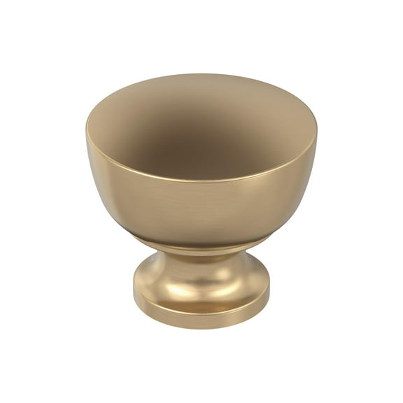 Amerock Chalice 1-1/4 inch (32mm) Diameter Champagne Bronze Cabinet Knob, 10 Pack