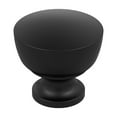 thumbnail image 1 of Amerock Chalice 1-1/4 inch (32mm) Diameter Matte Black Cabinet Knob, 10 Pack, 1 of 4