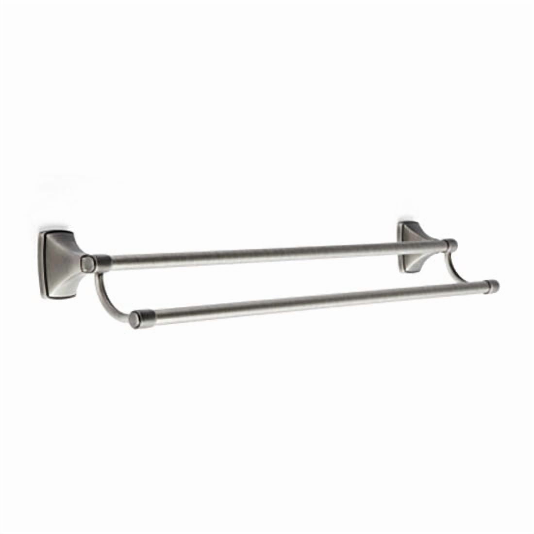 Amerock Clarendon 24" Double Towel Bar, Antique Silver