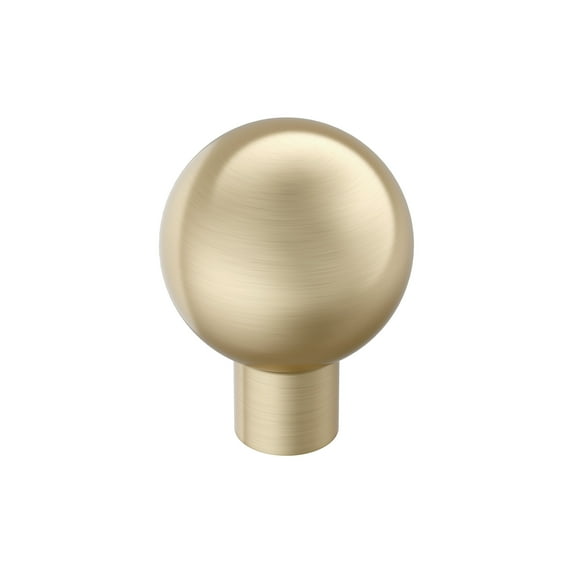 Amerock Coble 1-1/8 inch (29mm) Diameter Golden Champagne Cabinet Knob