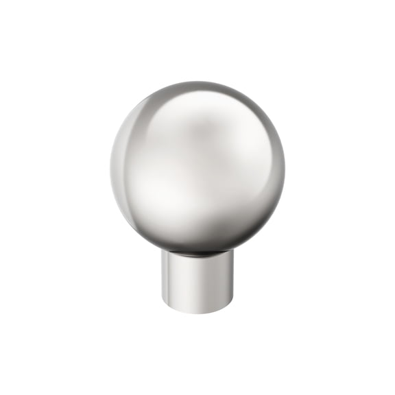 Amerock Coble 1-1/8 inch (29mm) Diameter Polished Nickel Cabinet Knob