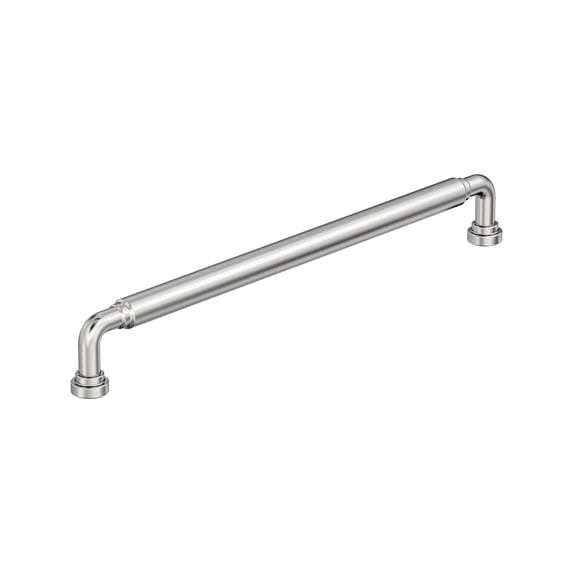Amerock Coble 10-1/16 inch (256mm) Center-to-Center Polished Chrome Cabinet Pull