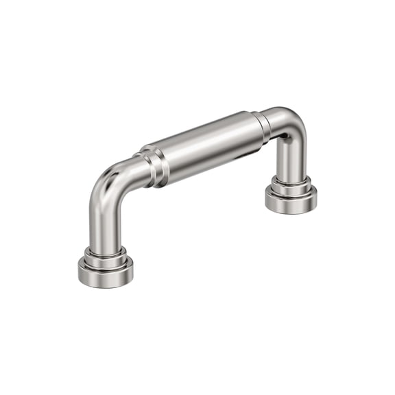 Amerock Coble 3 inch (76mm) Center-to-Center Polished Nickel Cabinet Pull