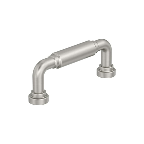 Amerock Coble 3 inch (76mm) Center-to-Center Satin Nickel Cabinet Pull