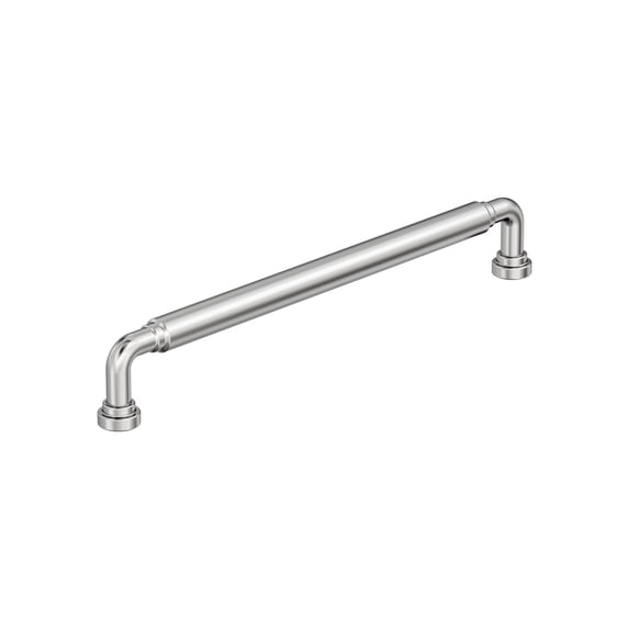 Amerock Coble 8-13/16 inch (224mm) Center-to-Center Polished Chrome Cabinet Pull