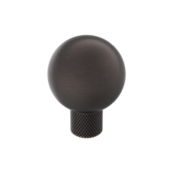 Amerock Collet 1-1/8 inch (29mm) Diameter Oil-Rubbed Bronze Cabinet Knob