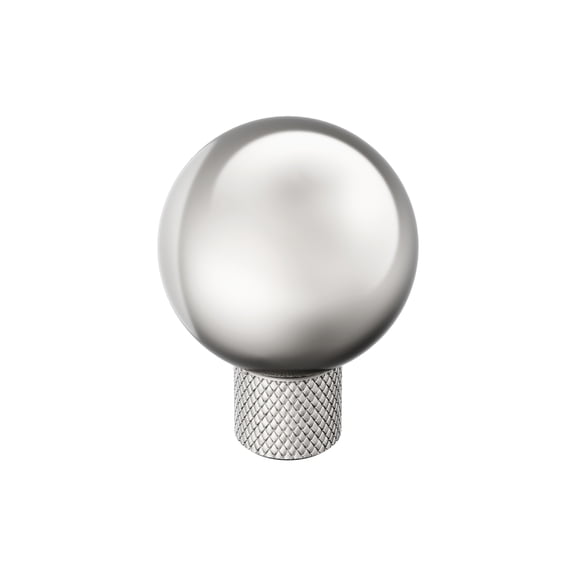 Amerock Collet 1-1/8 inch (29mm) Diameter Polished Nickel Cabinet Knob