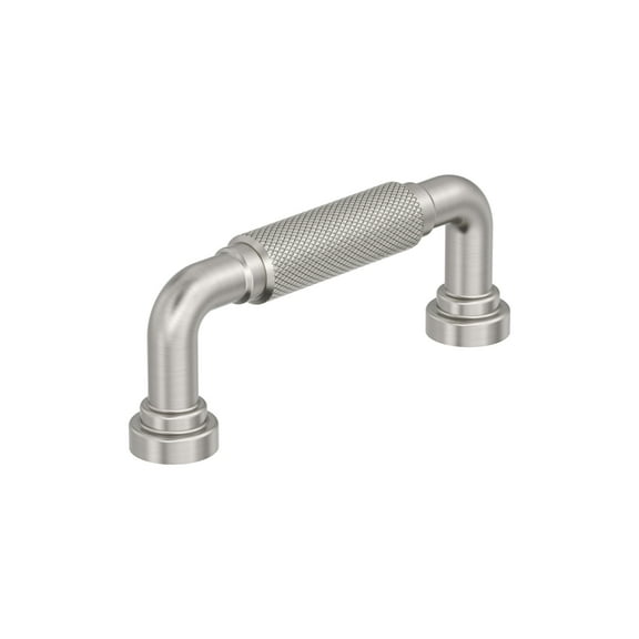 Amerock Collet 3 inch (76mm) Center-to-Center Satin Nickel Cabinet Pull