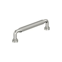 Amerock Collet 5-1/16 inch (128mm) Center-to-Center Polished Nickel Cabinet Pull