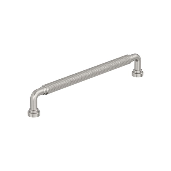 Amerock Collet 7-9/16 inch (192mm) Center-to-Center Satin Nickel Cabinet Pull