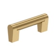 thumbnail image 1 of Amerock Composite 3 inch (76mm) Center-to-Center Champagne Bronze Cabinet Pull, 25 Pack, 1 of 4