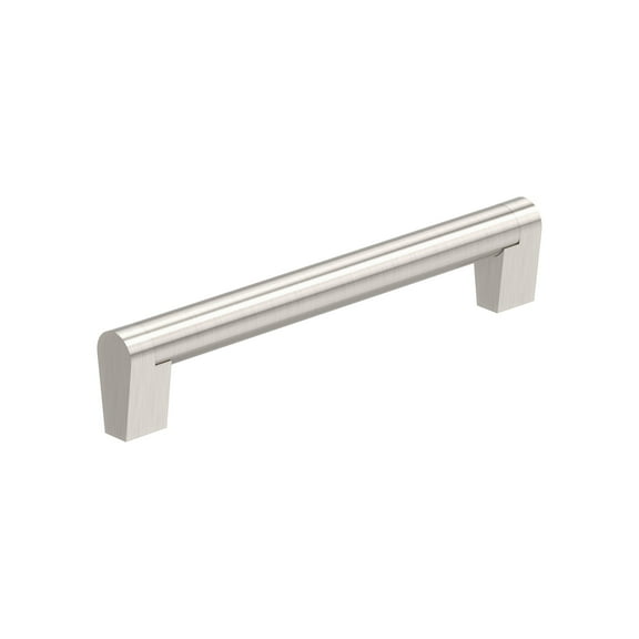 Amerock Composite 6-5/16 inch (160mm) Center-to-Center Satin Nickel Cabinet Pull, 25 Pack