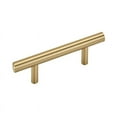 thumbnail image 1 of Amerock Contemporary T-Bar Bar Pull 3 in. Champagne Bronze Gold 5 pk, 1 of 1