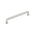 thumbnail image 1 of Amerock Cowrie 8-13/16 inch (224mm) Center-to-Center Satin Nickel Cabinet Pull, 1 of 6