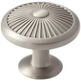 thumbnail image 1 of Amerock  Crawford Knob, Satin Nickel & Frosted Acrylic - 1.37 in., 1 of 1