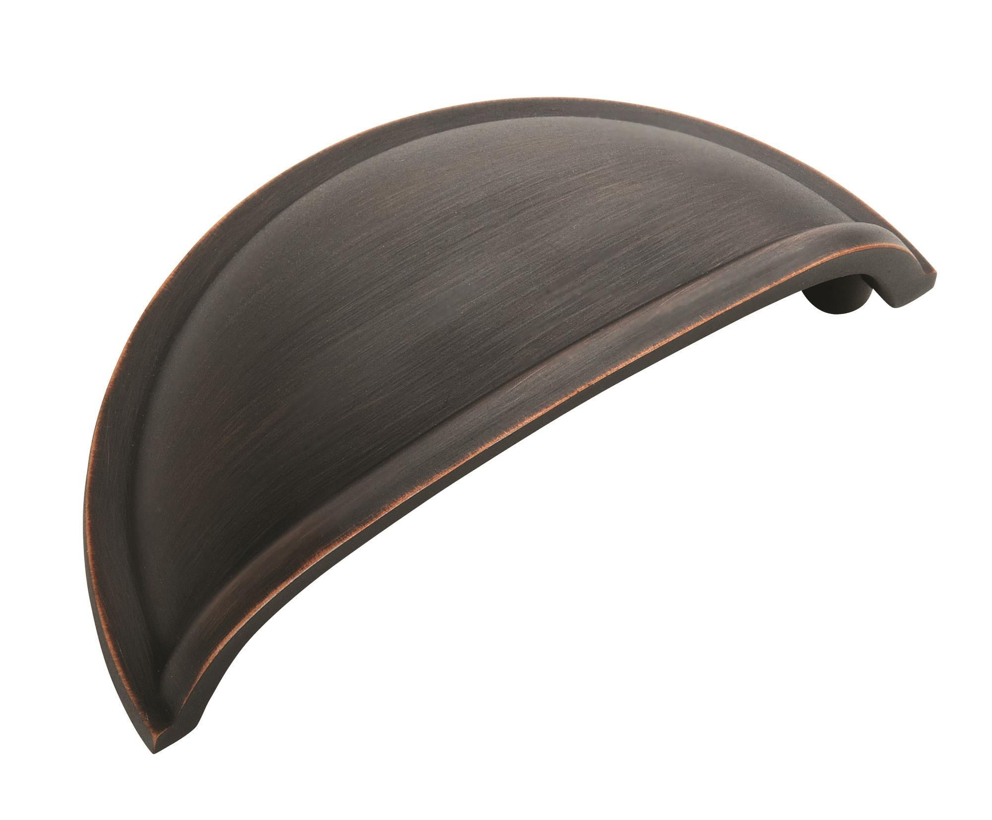 Oil-Rubbed Bronze 3" Cup Pull with Mounting Hardware