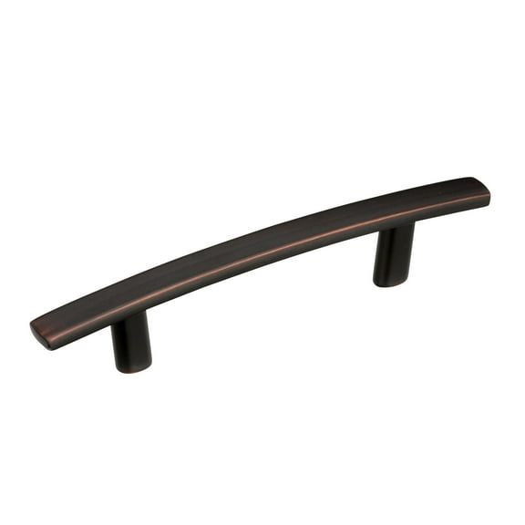 Amerock Cyprus 3 inch (76mm) Center-to-Center Oil-Rubbed Bronze Cabinet or Furniture Pull, 10 Pack