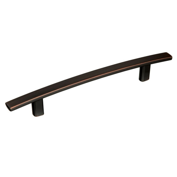 Amerock Cyprus 5-1/16 inch (128mm) Center-to-Center Oil-Rubbed Bronze Cabinet or Furniture Pull, 10 Pack