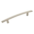 thumbnail image 1 of Amerock Cyprus 5-1/16 inch (128mm) Center-to-Center Satin Nickel Cabinet or Furniture Pull, 10 Pack, 1 of 5