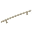 thumbnail image 1 of Amerock Cyprus 6-5/16 inch (160mm) Center-to-Center Satin Nickel Cabinet or Furniture Pull, 25 Pack, 1 of 6