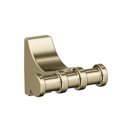 Amerock Davenport Golden Champagne Double Prong Robe Hook