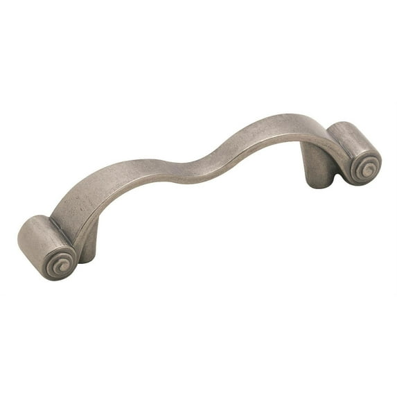 Amerock Divinity 3 in (76 mm) Center-to-Center Weathered Nickel Cabinet Pull