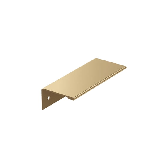 Amerock Edge Pulls 3 inch (76mm) Center-to-Center Champagne Bronze Cabinet Edge Pull, 10 Pack